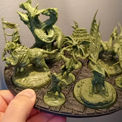 Heroes of M&M 3 Boardgame Faction Trays by Sebastian Lamch