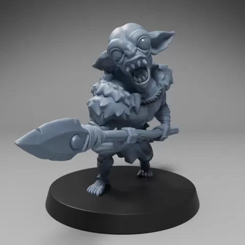 Goblin Spear man by Built Bird