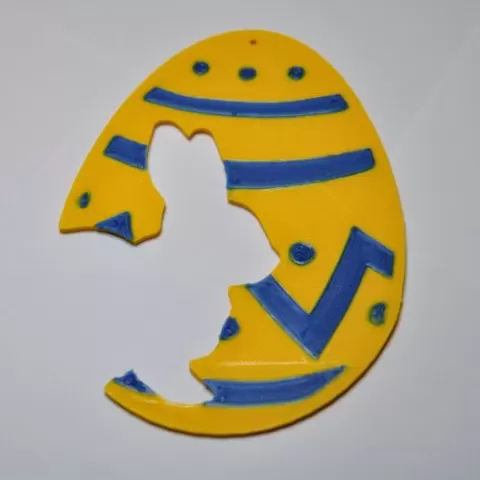 Flat Easter Bunny Eggs