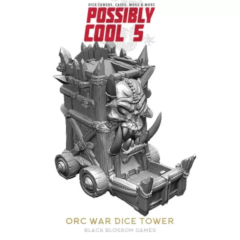 T5T09 Orc War Dice Tower:: Cool Dice Towers 5 :: Black Blossom Games by Black Blossom Games