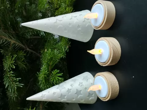 Christmas Tree tea light
