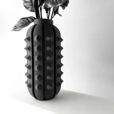 The Nori Vase, Modern and Unique Home Decor for Dried and Flower Arrangements | STL File by MODERN MACHINE