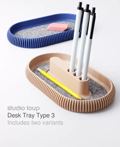 Desk Tray Type 3 (Includes 2 variants)