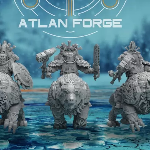 Asgardian Wolf Riders by Atlan Forge