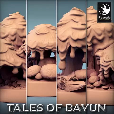 Pack Props Mushroom by Rescale Miniatures