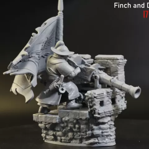 Finch and Dragon - Sun Yuanhua, the Commander-in-chief of Songjiang by Noir Phoenix Studio
