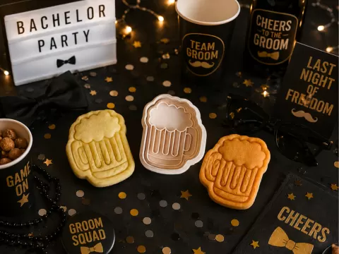 Bachelor Party Beer Cookie Cutter