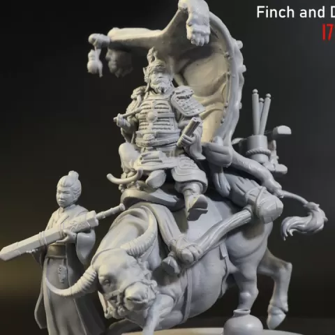 Finch and Dragon - Chen Zilong, The General of Flying Tigers by Noir Phoenix Studio