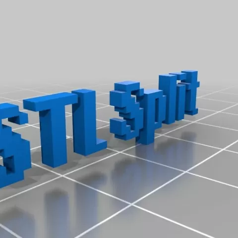 Split multi-part STL
