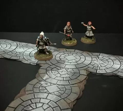 Delving Decor: Modular Roads (28mm/Heroic scale)