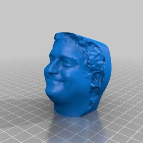 My MakerBot 3D Portrait from Dec 6, 2012