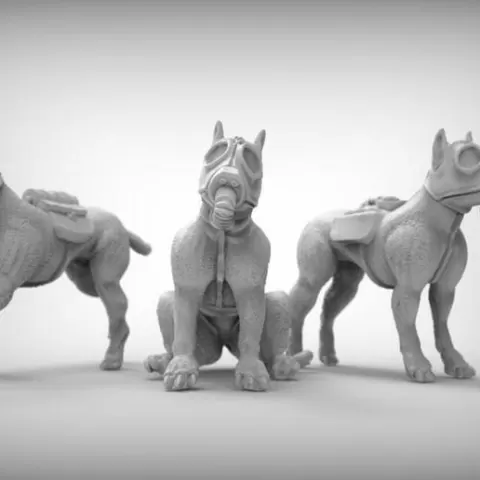 War dogs x3 (with gear)