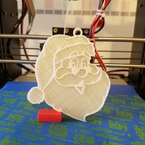 Santa ornament
