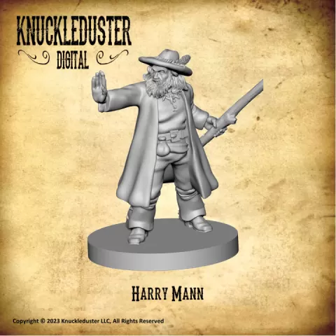 Harry Mann, Old West Wizard by Knuckleduster Digital