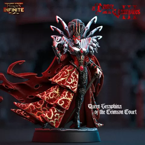 Queen Seraphina of the Crimson Court by Heroes Infinite