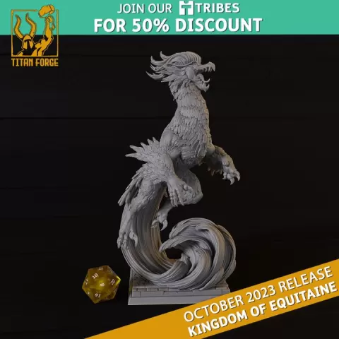 Fae Monster - Kingdom of Equitaine - Titan Forge Miniatures October 2023 by Titan Forge Miniatures