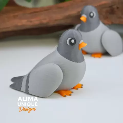 KEYCHAIN Tiny dove.stl