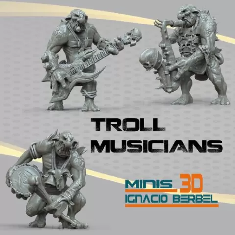 TROLL STONE MUSICIANS STL