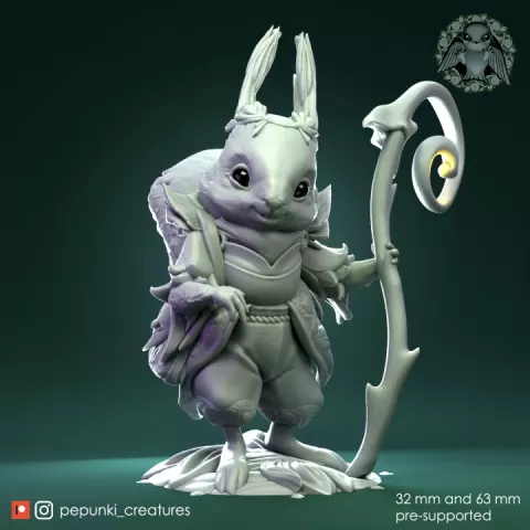 Squirrel traveller wizard by Pepunki Creatures