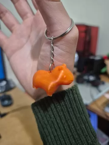 Capybara keychain