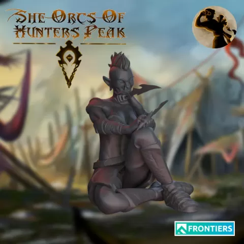 Shrigu Bladedancer | Get 20+ Orcs and 10+ items on our "She-orcs of Hunters Peak" Frontier LIVE NOW! by The Printer's Apprentice
