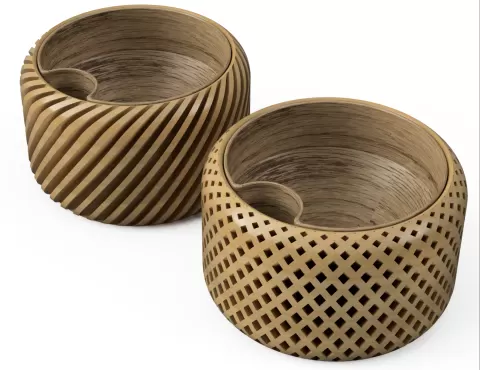Helical Self Watering Planters