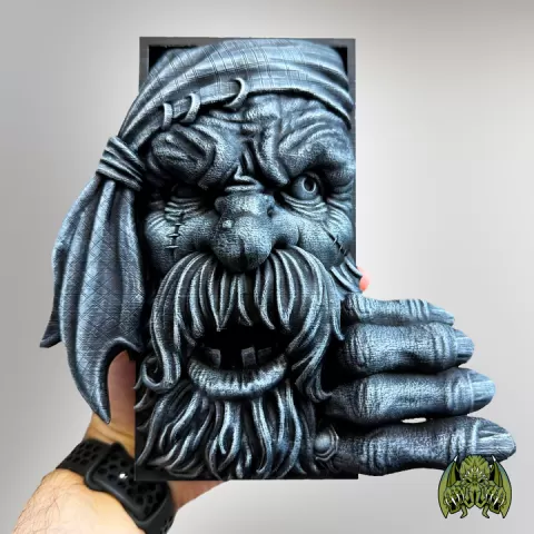 Pirate Book Nook [FDM/Resin BOOK NOOK] by Miniatures of Madness