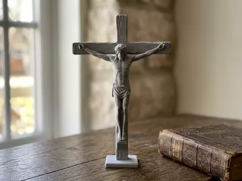 Jesus on the Cross Sculpture