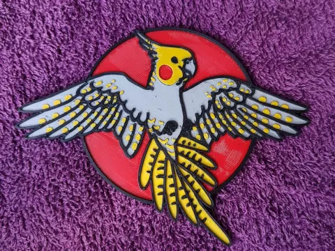 Cockatiel Coaster - Arara