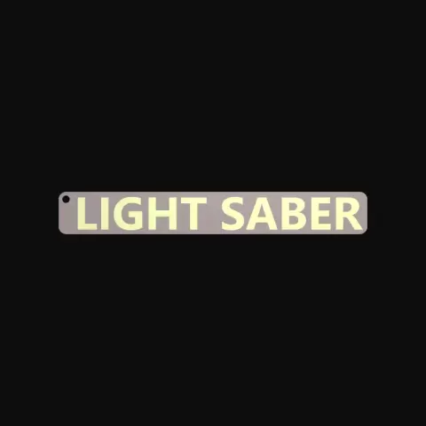 LIGHT SABER star wars keychain - XP3Design