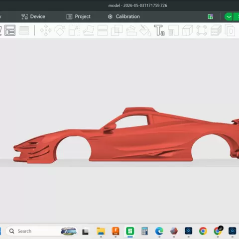 2022 McLaren 720S Performance Super Car, hollow detailed model, shell body, no interior, rc, slot cars, display, scale build, resin, fdm, 3d print, stl file