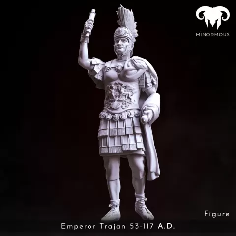 Figure - Roman Emperor Trajan 98 to 117 AD. From Soldier to Emperor! by Minormous