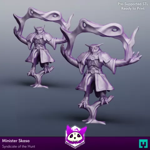 Syndicate of the Hunt | Minister Skasa by Blackcrest Miniatures