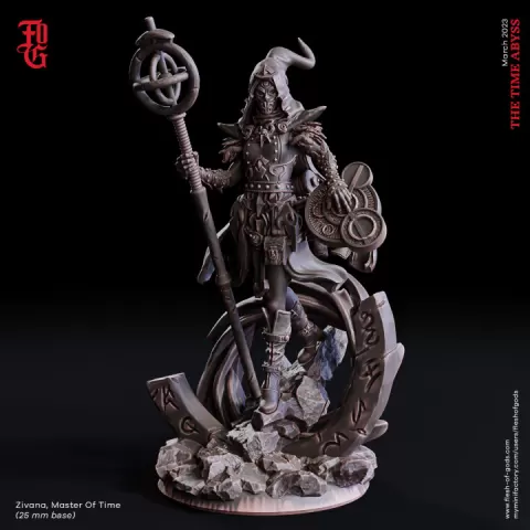 Zivana, Master Of Time (Chronomancer) by Flesh of Gods