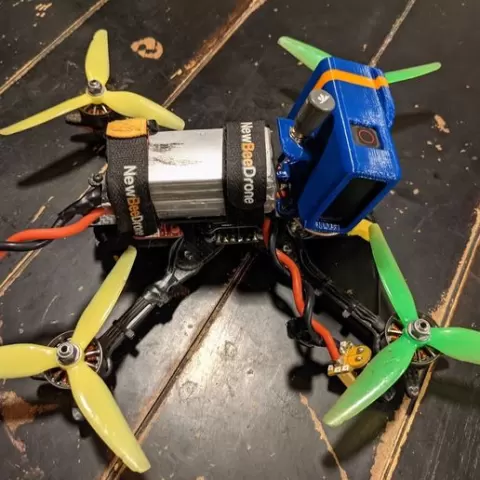 Rear-mount Hero8 for FPVCycle Glide