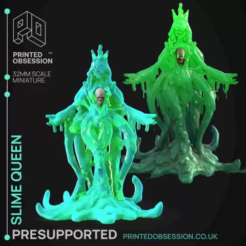 Gelatinous Queen - Febuary 2023 - The Gelatinous Queen-Presu - Printed Obsession