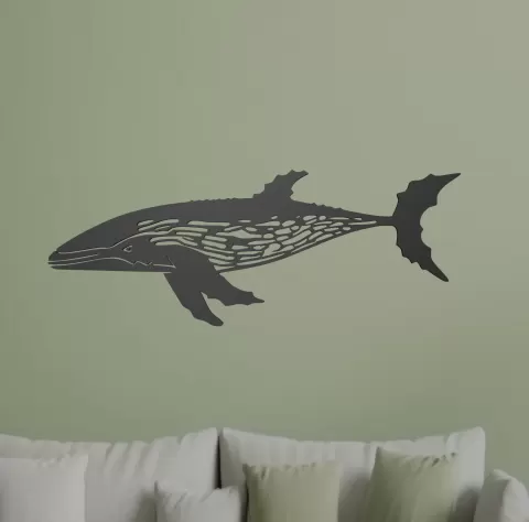 Whale Wall Art - Ri0m0