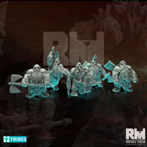 Kanaglim Reclaimed Dwarf Oathbreakers by RMPrintable