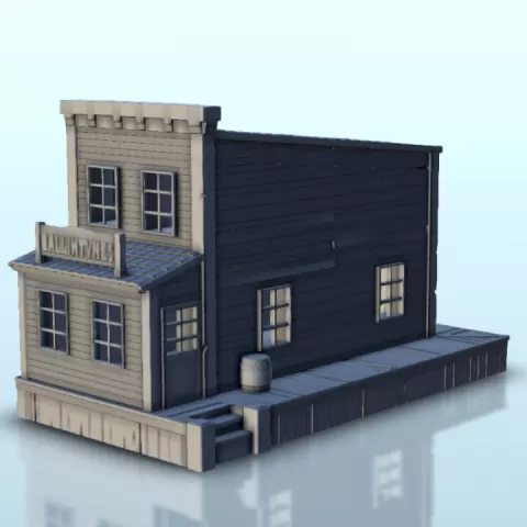 Wild West Ballintynes store - Six Gun Sound Desperado Old Chronicles Gunfight Gutshot Blackwater Gulch by Hartolia Miniatures