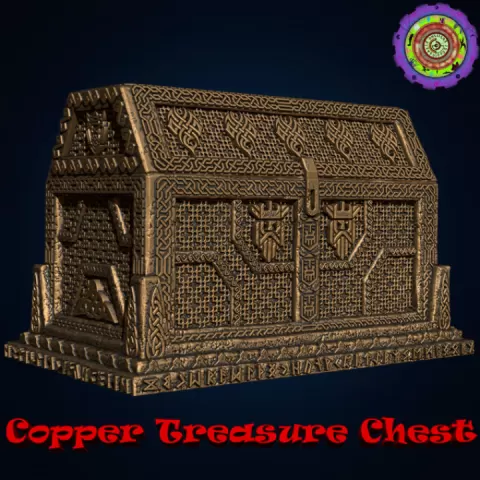 Copper Treasure Chest by C2Dwellers