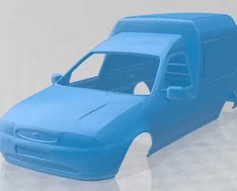 Courier Van 1999 Printable Body Van