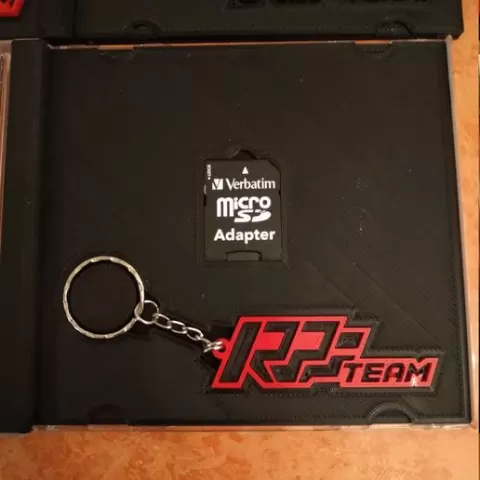 RpiTeam CdCase with removable keychain
