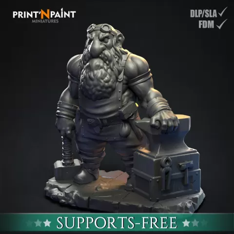 Forger Dwarf by Leonardo Escovar