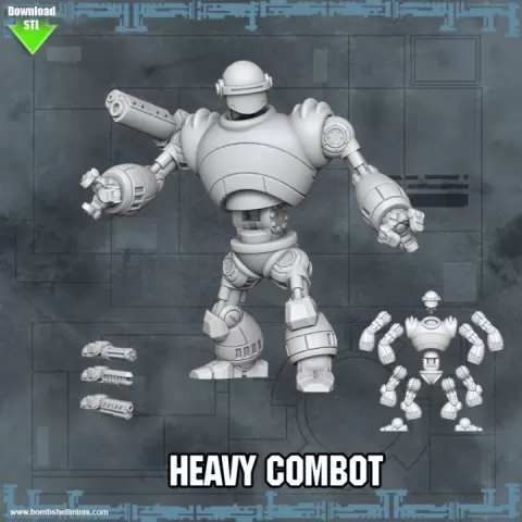 Heavy Combot by Bombshell Miniatures
