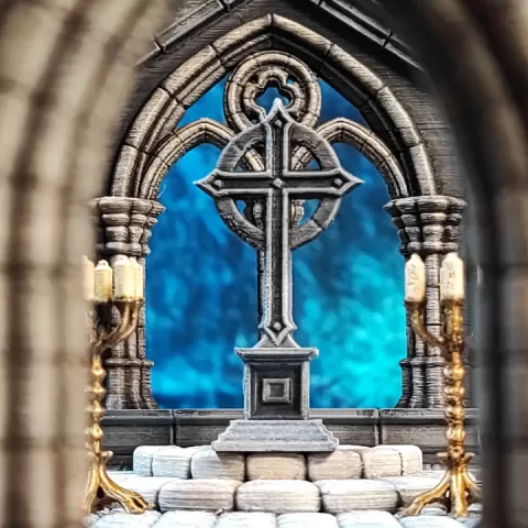 Gothic Cross by Dani Amengual