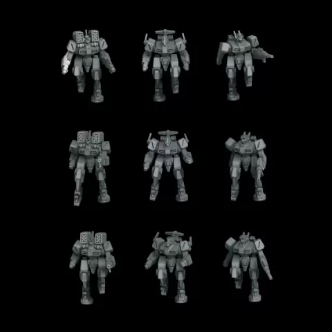 Consortium Suit Squadrons – STL Pack by Hardware Studios