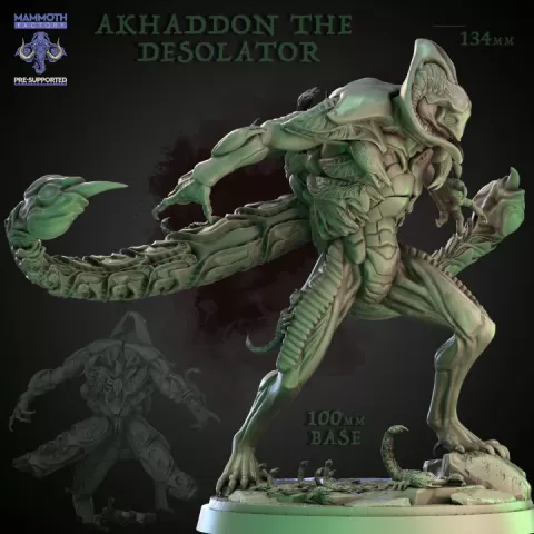 3 Months Loyalty Reward - Akhaddon the Desolator (+ 5e One Shot) by Mammoth Factory