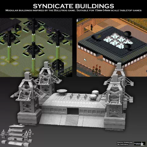 Syndicate Buildings by Sharedog Miniatures