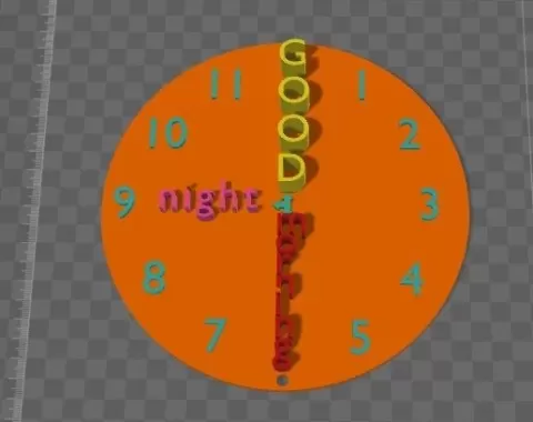 Show clock