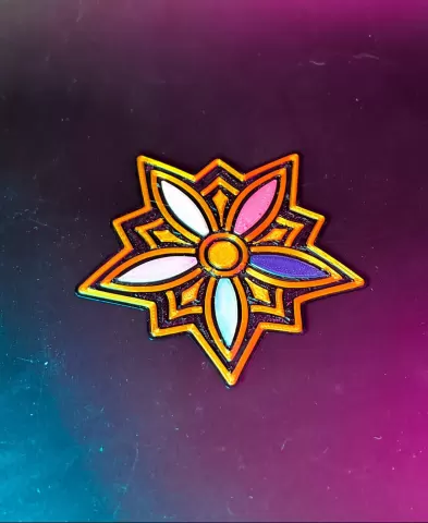 Rumi Flower Shoulder Patch - KPop Demon Hunters